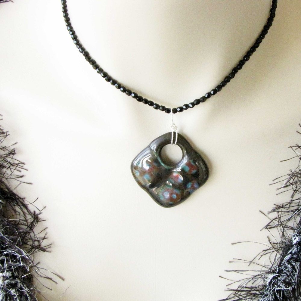 Ceramic Pendant Necklace New